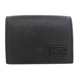 FENDI Black Leather Wallet